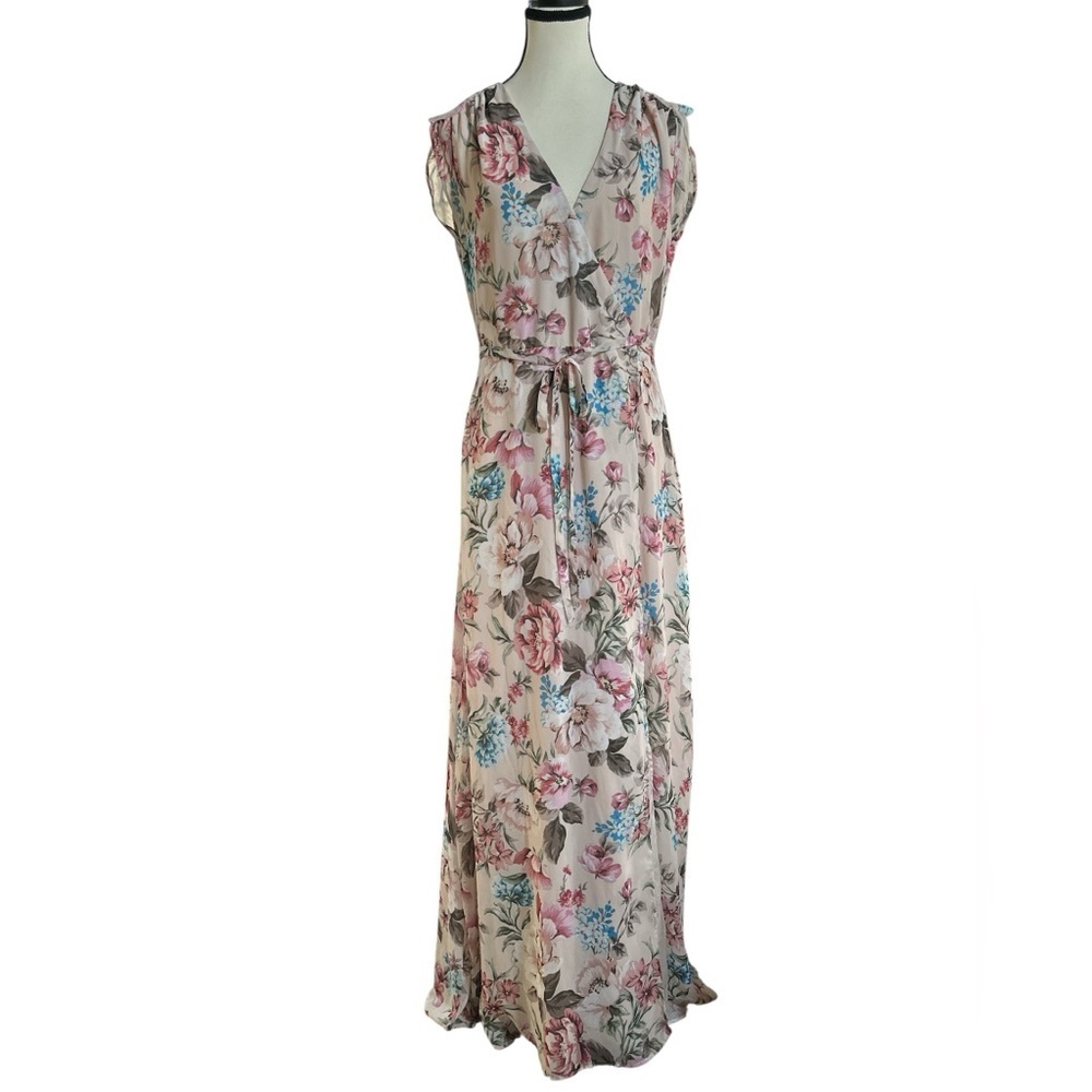 Yumi Kim Swept Away Floral Maxi Dress - Pink and Blue - Picture 3 of 11